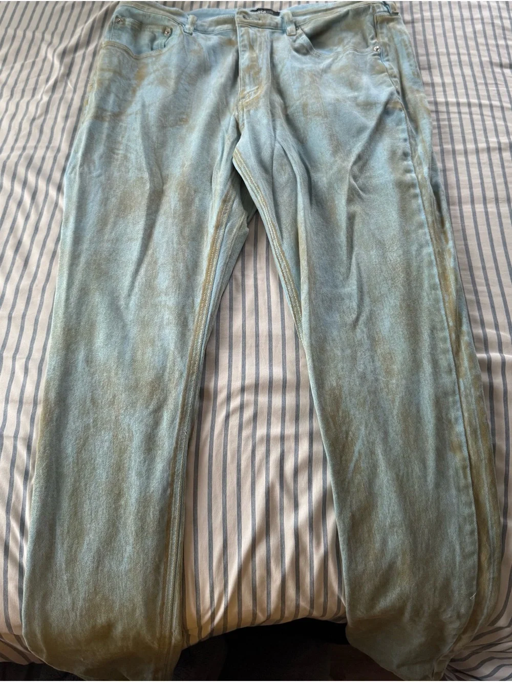 Men's Light Green Casual Pants